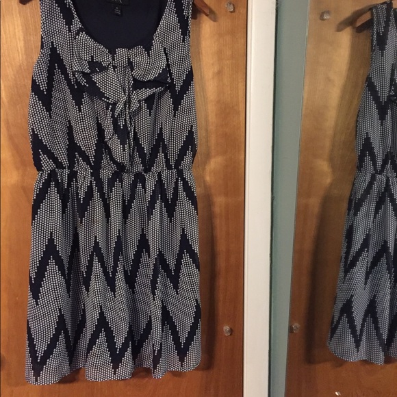 BCX Dresses & Skirts - Final sale!BCX Navy polka dot dress